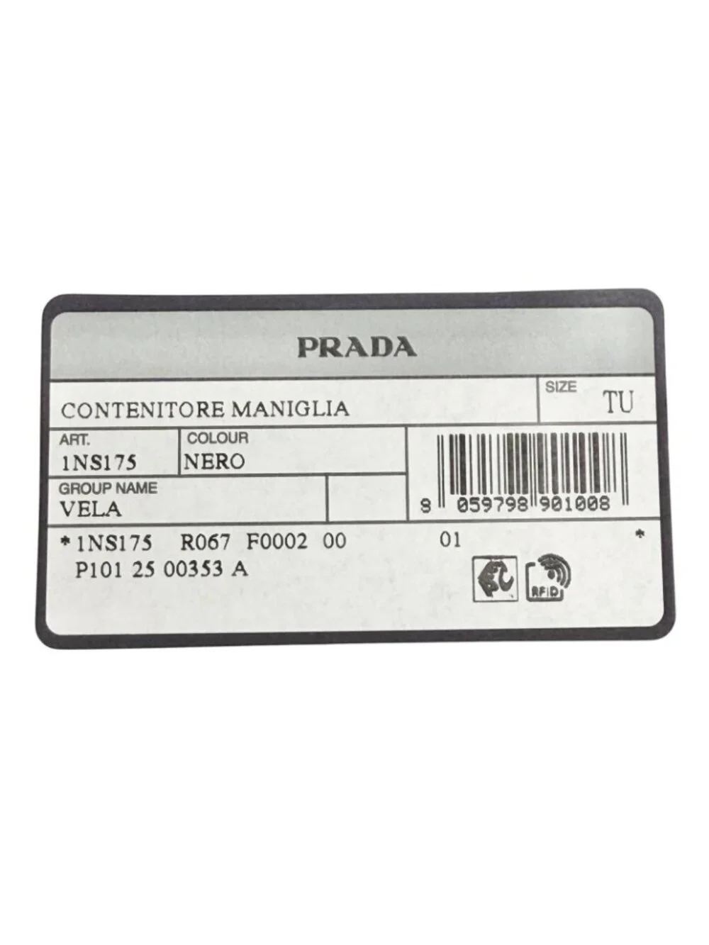 Prada Vera Re-Nylon Mini Pouch Small Triangle Logo Plate Makeup Black